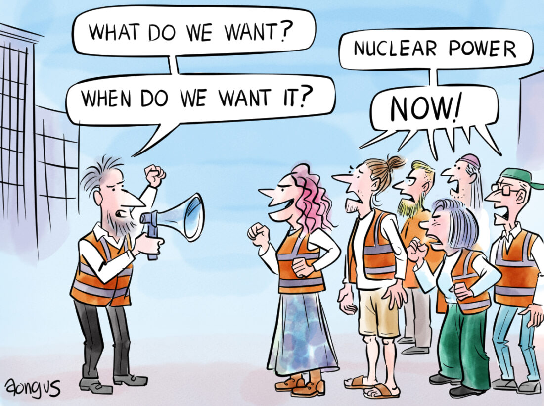 Tom Curtin Cartoon Nuclear 19 June
